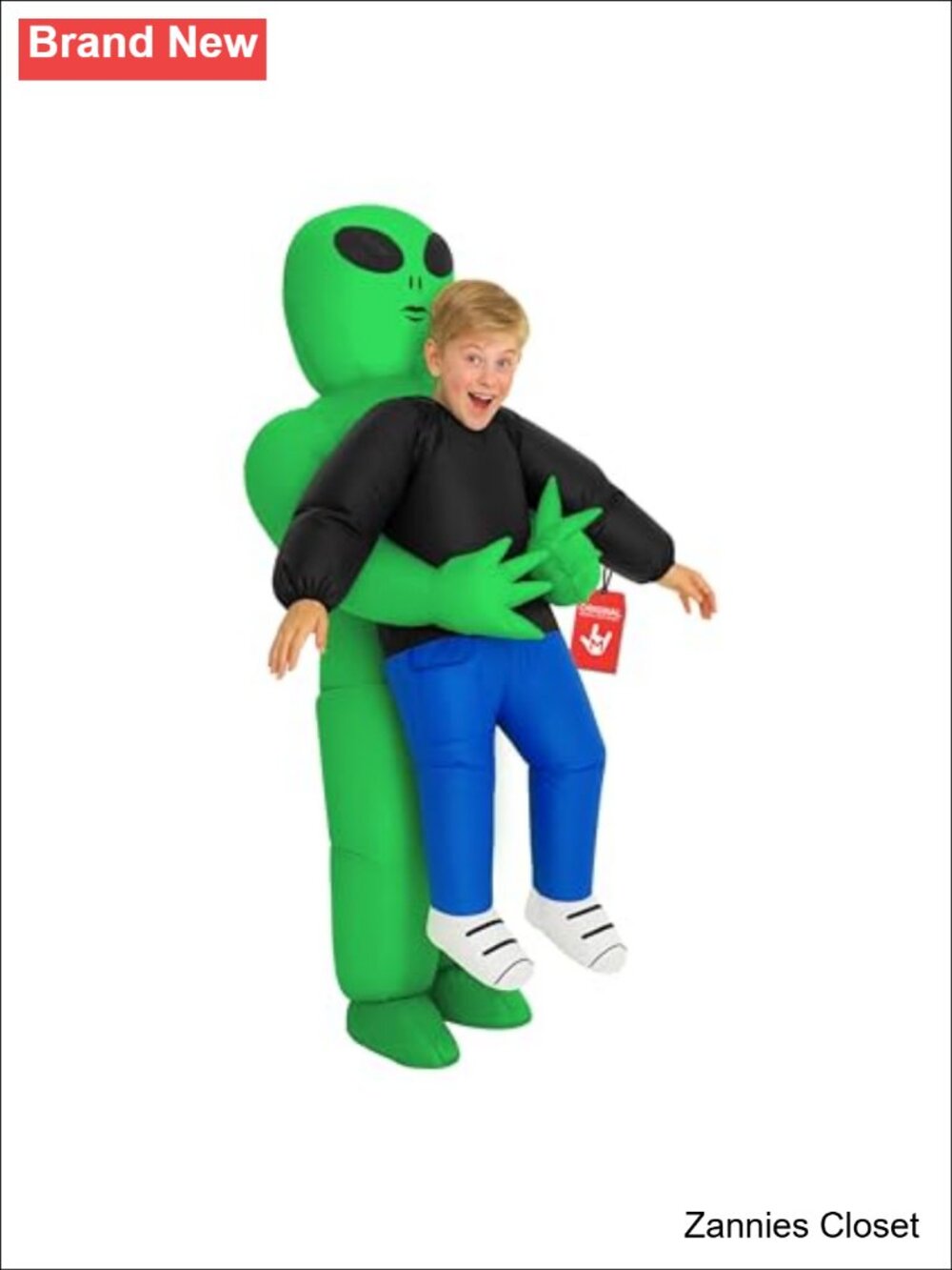 👻 Morph Kids Inflatable Alien Costume Built-In Fan Halloween